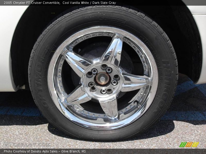 Cool Vanilla White / Dark Slate Gray 2005 Chrysler PT Cruiser Convertible
