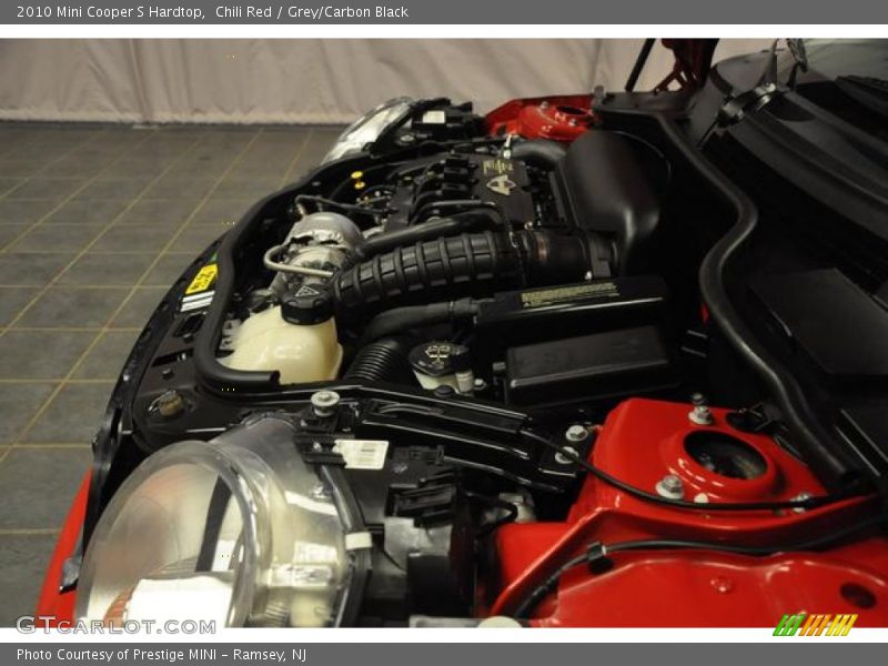 Chili Red / Grey/Carbon Black 2010 Mini Cooper S Hardtop
