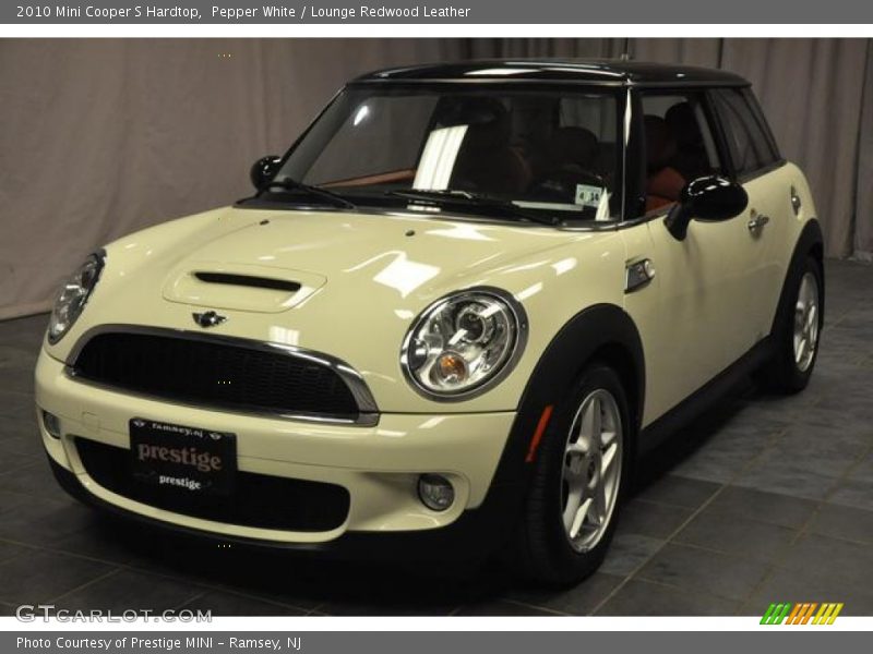 Pepper White / Lounge Redwood Leather 2010 Mini Cooper S Hardtop