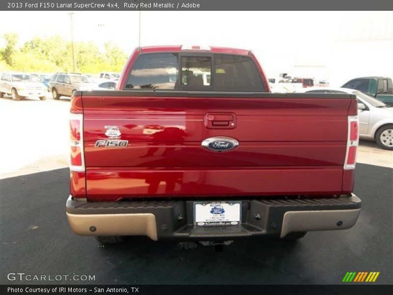 Ruby Red Metallic / Adobe 2013 Ford F150 Lariat SuperCrew 4x4