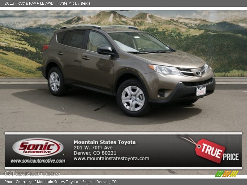 Pyrite Mica / Beige 2013 Toyota RAV4 LE AWD