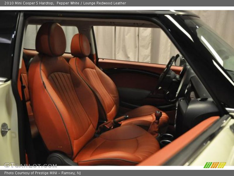  2010 Cooper S Hardtop Lounge Redwood Leather Interior