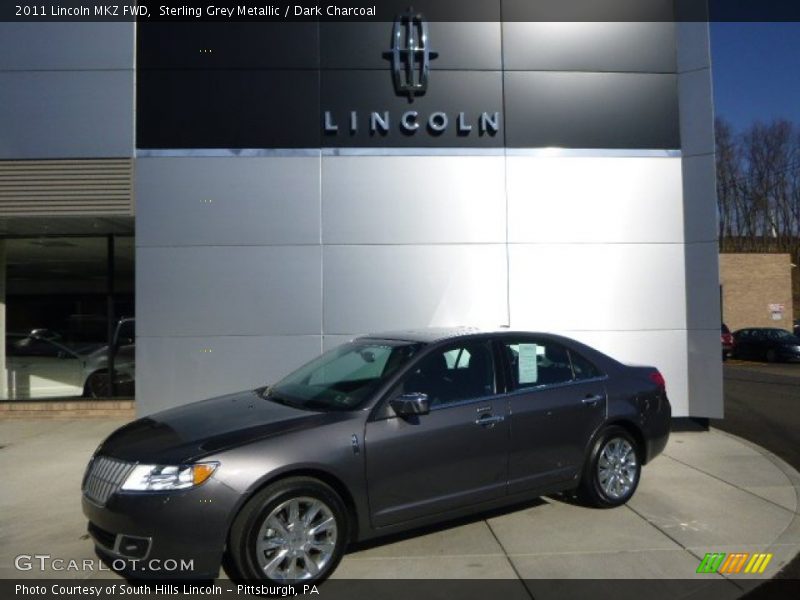 Sterling Grey Metallic / Dark Charcoal 2011 Lincoln MKZ FWD