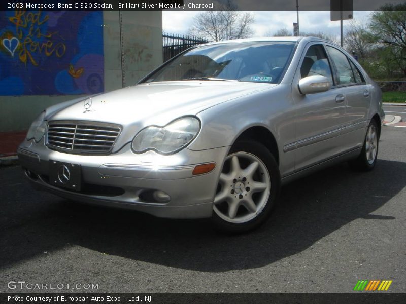 Brilliant Silver Metallic / Charcoal 2003 Mercedes-Benz C 320 Sedan