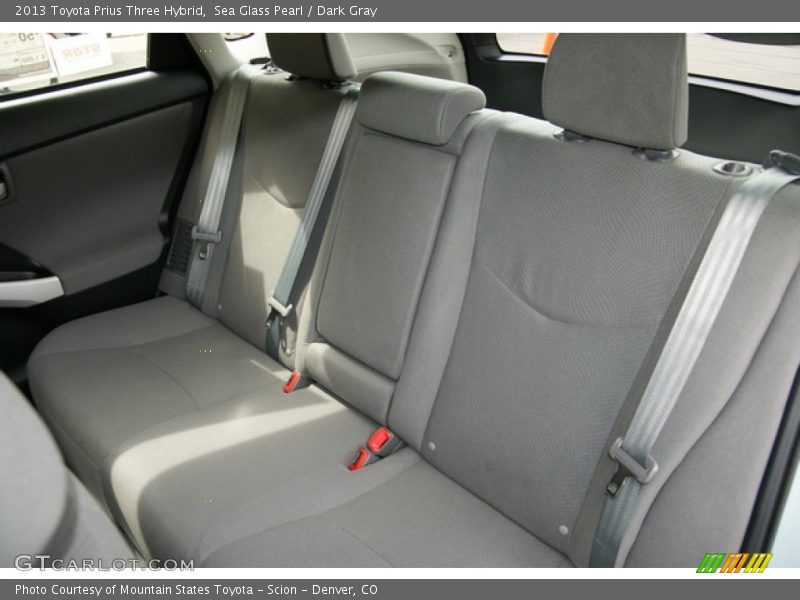 Sea Glass Pearl / Dark Gray 2013 Toyota Prius Three Hybrid