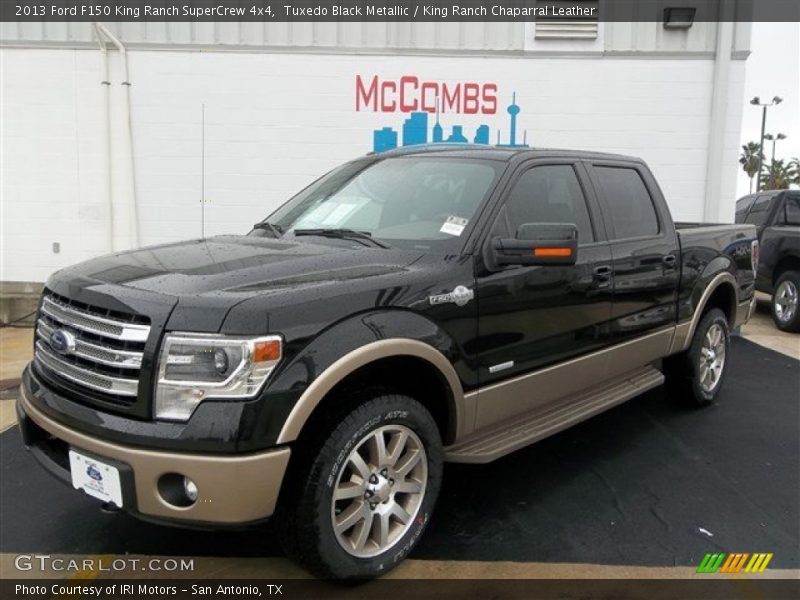 Tuxedo Black Metallic / King Ranch Chaparral Leather 2013 Ford F150 King Ranch SuperCrew 4x4