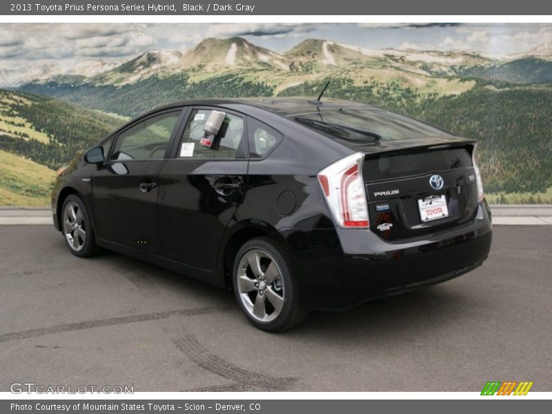 Black / Dark Gray 2013 Toyota Prius Persona Series Hybrid