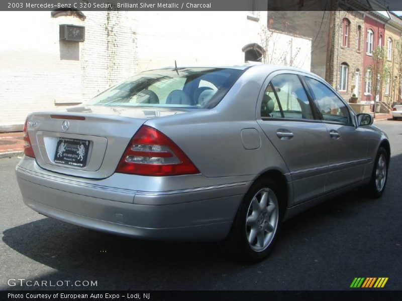 Brilliant Silver Metallic / Charcoal 2003 Mercedes-Benz C 320 Sedan
