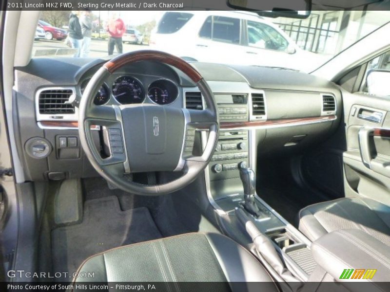 Sterling Grey Metallic / Dark Charcoal 2011 Lincoln MKZ FWD