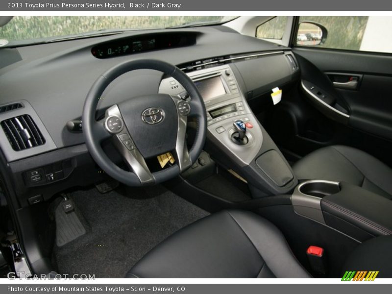 Black / Dark Gray 2013 Toyota Prius Persona Series Hybrid