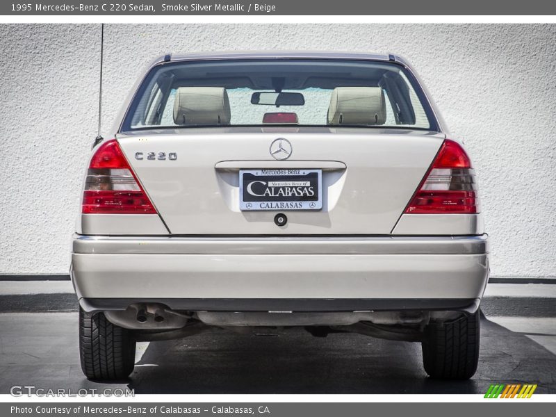 Smoke Silver Metallic / Beige 1995 Mercedes-Benz C 220 Sedan