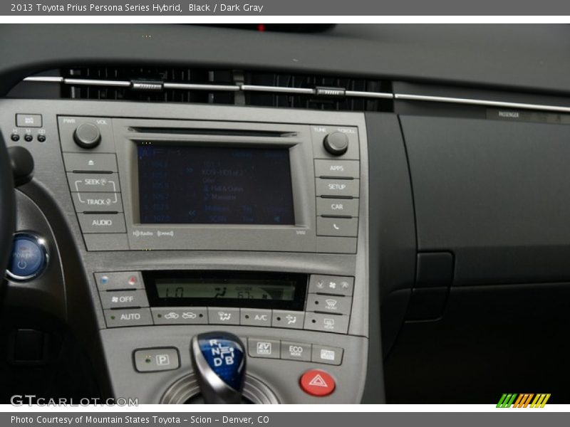 Black / Dark Gray 2013 Toyota Prius Persona Series Hybrid