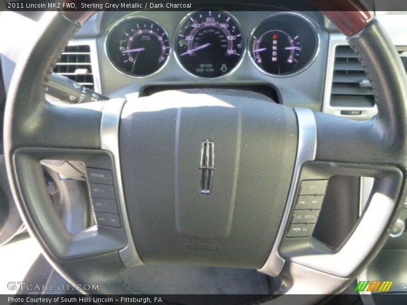 Sterling Grey Metallic / Dark Charcoal 2011 Lincoln MKZ FWD
