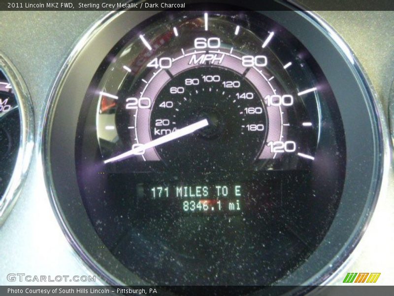 Sterling Grey Metallic / Dark Charcoal 2011 Lincoln MKZ FWD