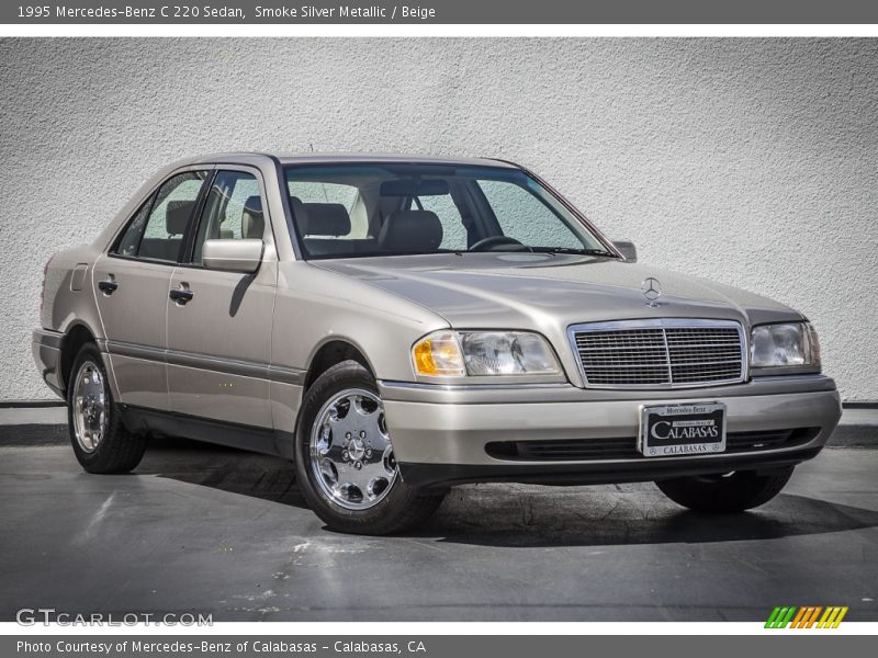 Smoke Silver Metallic / Beige 1995 Mercedes-Benz C 220 Sedan