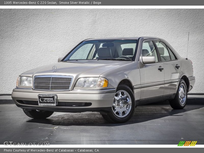 Smoke Silver Metallic / Beige 1995 Mercedes-Benz C 220 Sedan