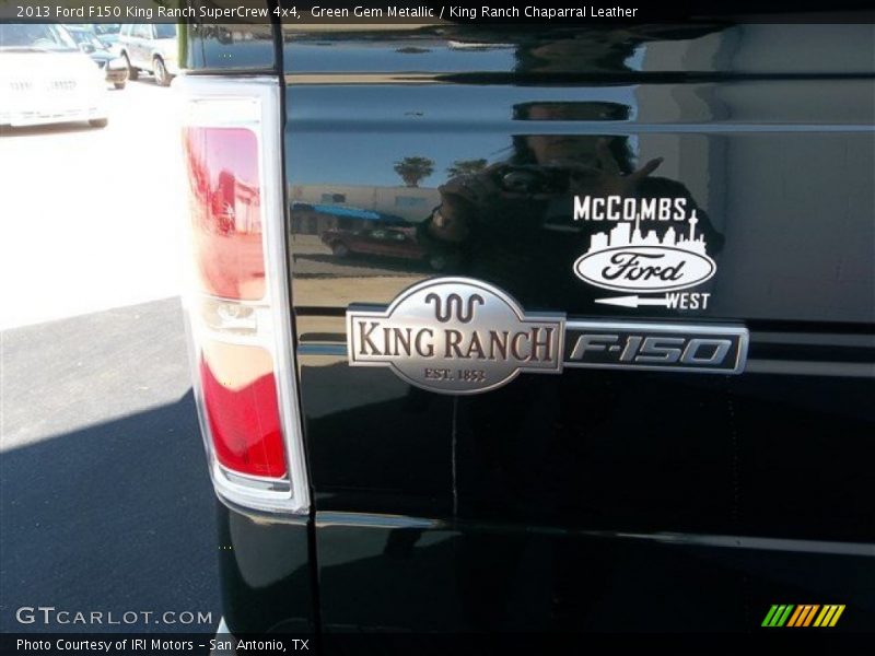 Green Gem Metallic / King Ranch Chaparral Leather 2013 Ford F150 King Ranch SuperCrew 4x4