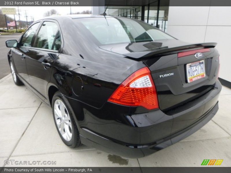 Black / Charcoal Black 2012 Ford Fusion SE