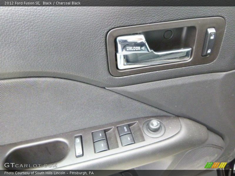 Black / Charcoal Black 2012 Ford Fusion SE