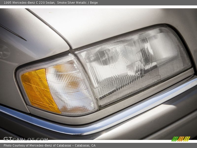 Smoke Silver Metallic / Beige 1995 Mercedes-Benz C 220 Sedan