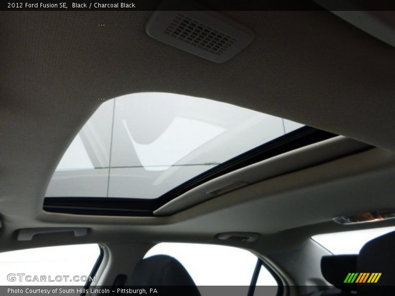 Black / Charcoal Black 2012 Ford Fusion SE