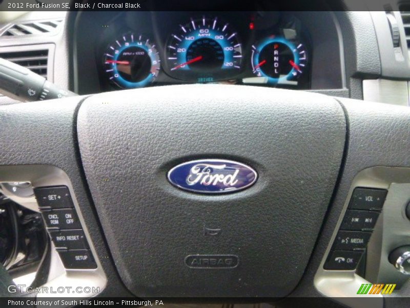 Black / Charcoal Black 2012 Ford Fusion SE