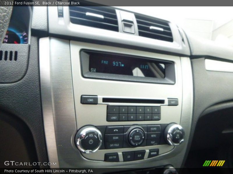 Black / Charcoal Black 2012 Ford Fusion SE