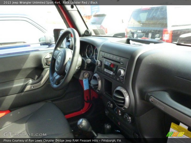 Rock Lobster Red / Black 2013 Jeep Wrangler Unlimited Sport 4x4