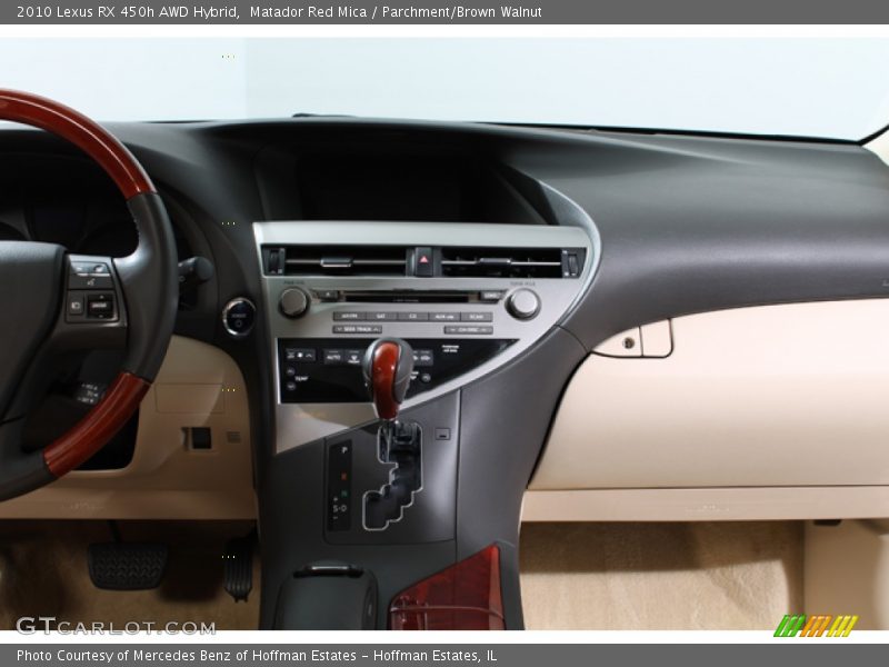 Matador Red Mica / Parchment/Brown Walnut 2010 Lexus RX 450h AWD Hybrid