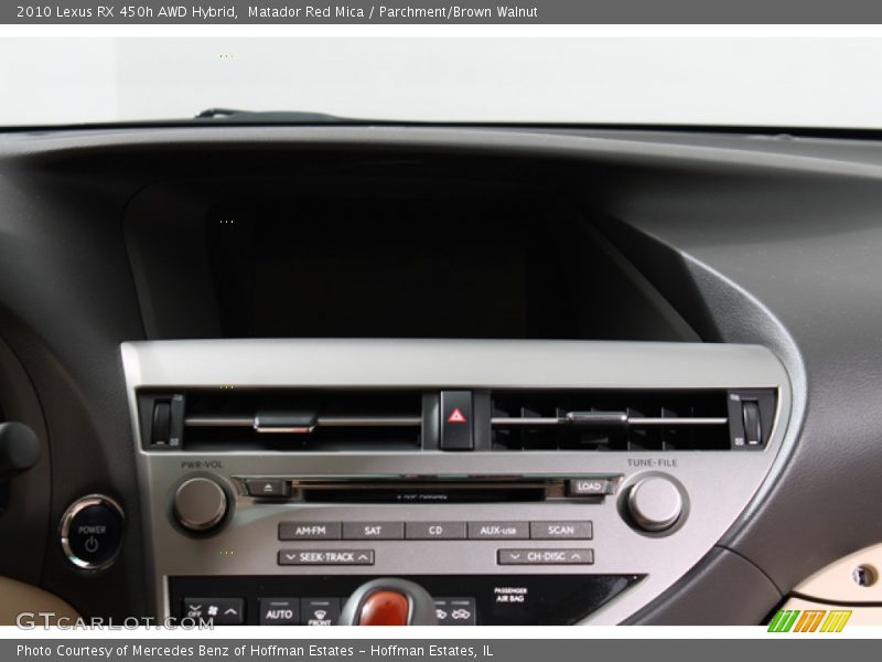 Matador Red Mica / Parchment/Brown Walnut 2010 Lexus RX 450h AWD Hybrid