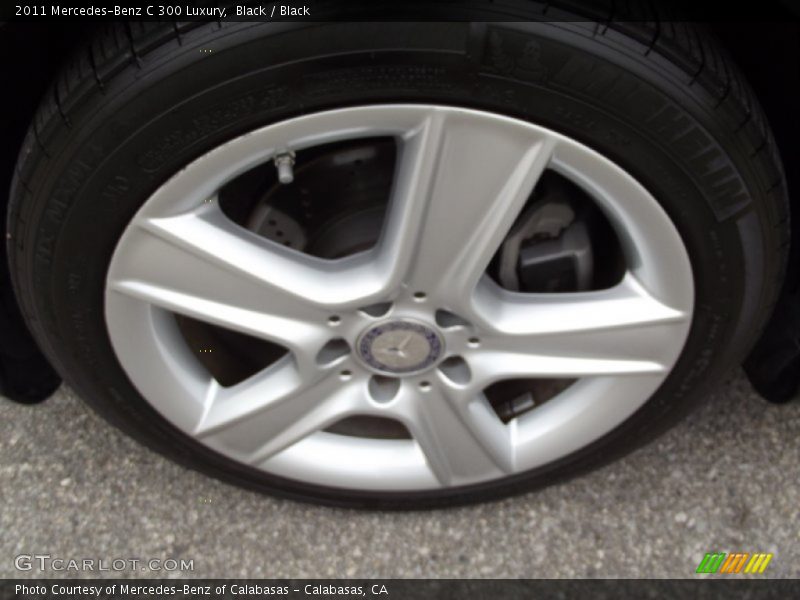 Black / Black 2011 Mercedes-Benz C 300 Luxury