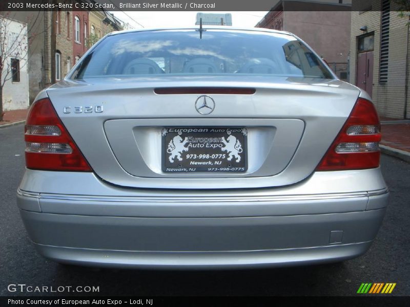 Brilliant Silver Metallic / Charcoal 2003 Mercedes-Benz C 320 Sedan