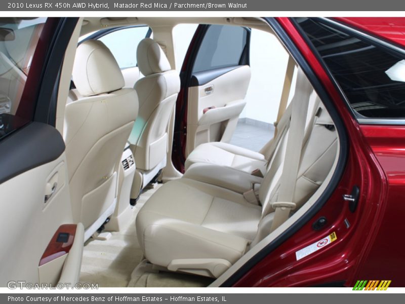 Matador Red Mica / Parchment/Brown Walnut 2010 Lexus RX 450h AWD Hybrid