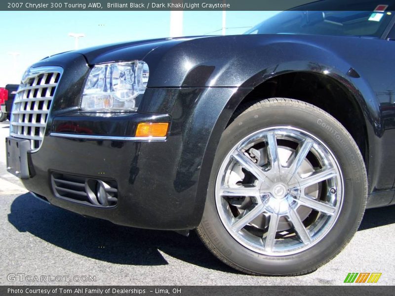 Brilliant Black / Dark Khaki/Light Graystone 2007 Chrysler 300 Touring AWD