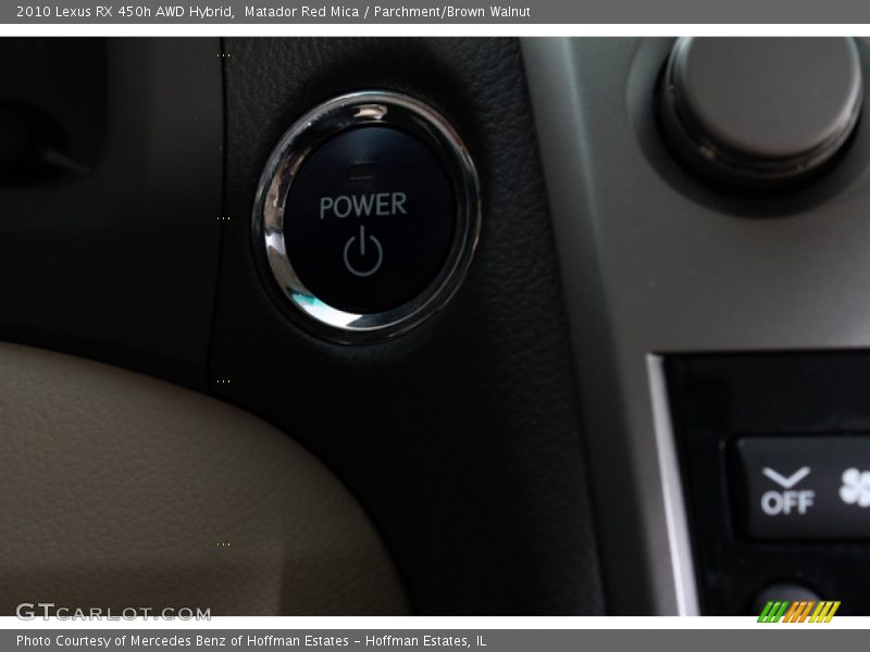 Matador Red Mica / Parchment/Brown Walnut 2010 Lexus RX 450h AWD Hybrid