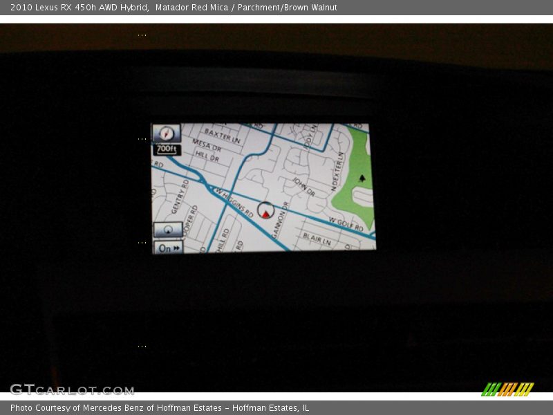 Matador Red Mica / Parchment/Brown Walnut 2010 Lexus RX 450h AWD Hybrid