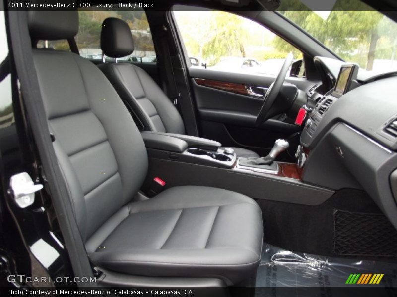 Black / Black 2011 Mercedes-Benz C 300 Luxury