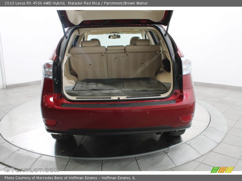 Matador Red Mica / Parchment/Brown Walnut 2010 Lexus RX 450h AWD Hybrid
