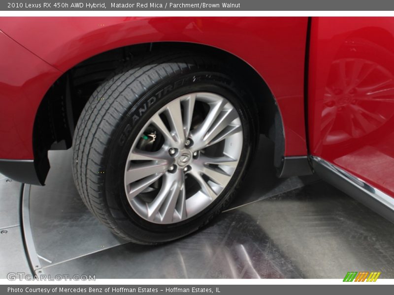 Matador Red Mica / Parchment/Brown Walnut 2010 Lexus RX 450h AWD Hybrid