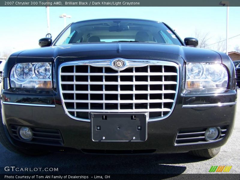 Brilliant Black / Dark Khaki/Light Graystone 2007 Chrysler 300 Touring AWD