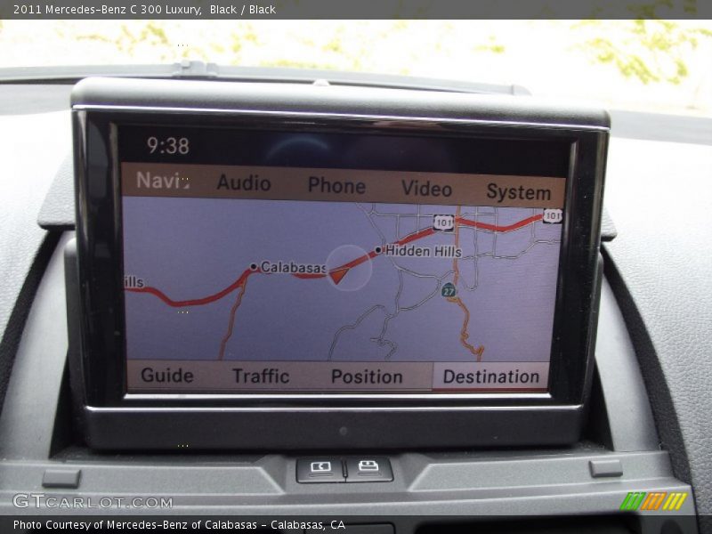 Black / Black 2011 Mercedes-Benz C 300 Luxury