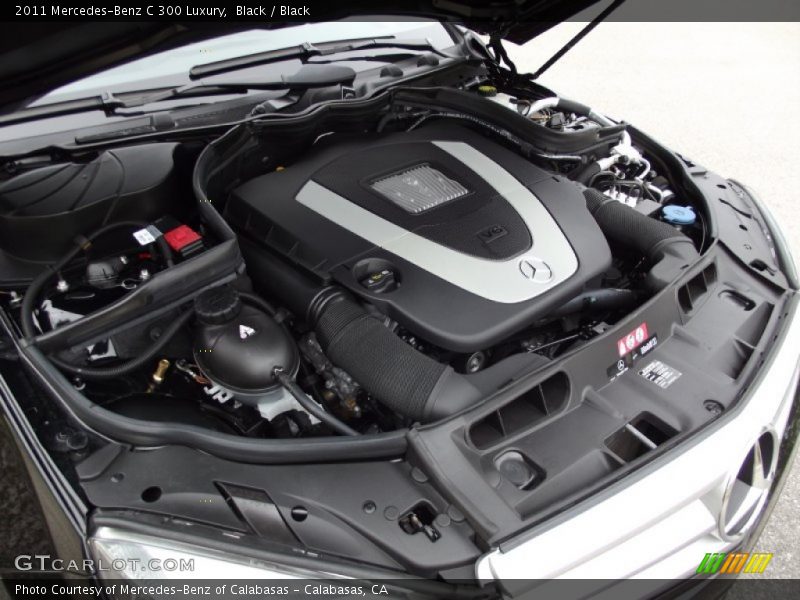 Black / Black 2011 Mercedes-Benz C 300 Luxury