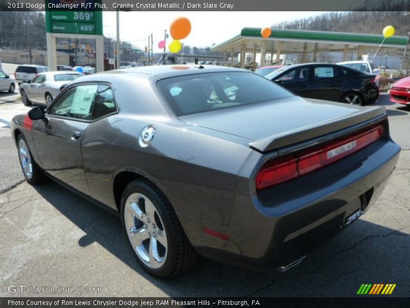 Granite Crystal Metallic / Dark Slate Gray 2013 Dodge Challenger R/T Plus