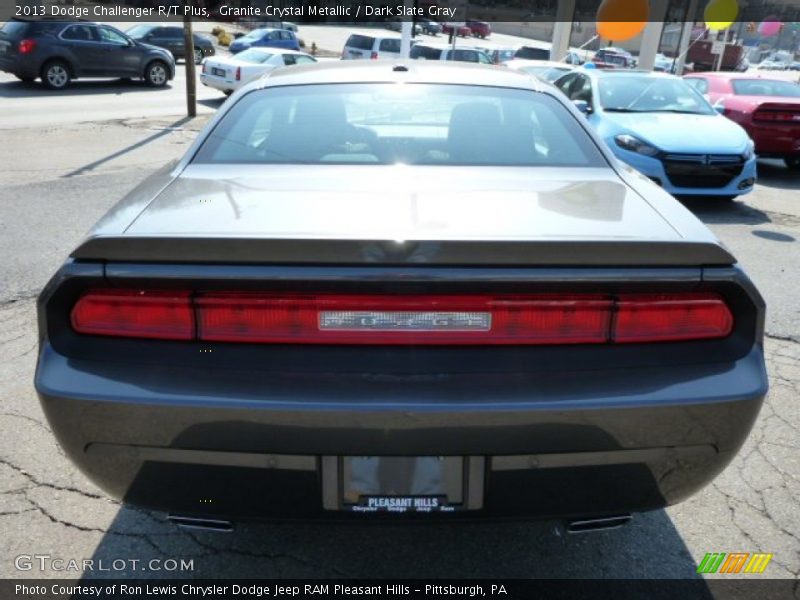 Granite Crystal Metallic / Dark Slate Gray 2013 Dodge Challenger R/T Plus
