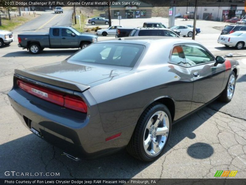 Granite Crystal Metallic / Dark Slate Gray 2013 Dodge Challenger R/T Plus