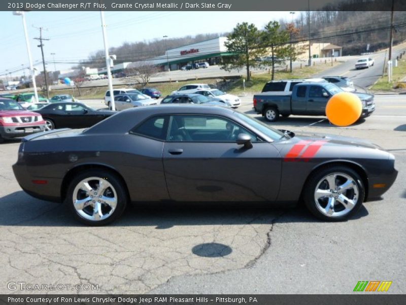 Granite Crystal Metallic / Dark Slate Gray 2013 Dodge Challenger R/T Plus