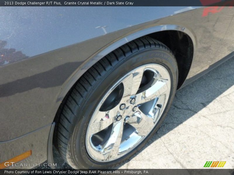 Granite Crystal Metallic / Dark Slate Gray 2013 Dodge Challenger R/T Plus