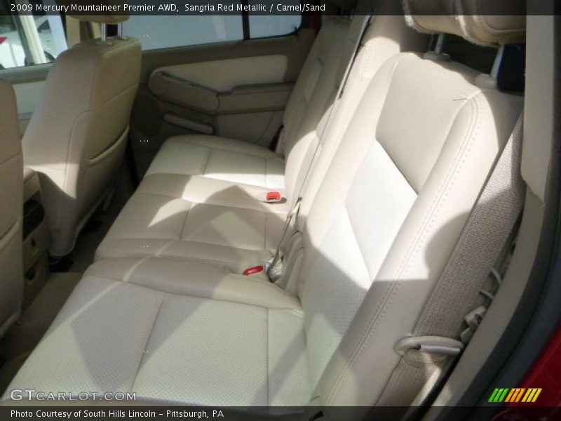 Sangria Red Metallic / Camel/Sand 2009 Mercury Mountaineer Premier AWD