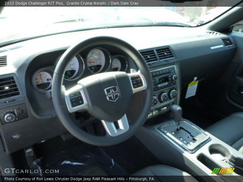 Granite Crystal Metallic / Dark Slate Gray 2013 Dodge Challenger R/T Plus