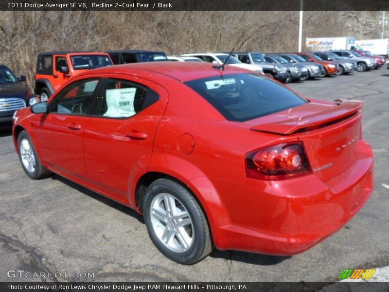Redline 2-Coat Pearl / Black 2013 Dodge Avenger SE V6